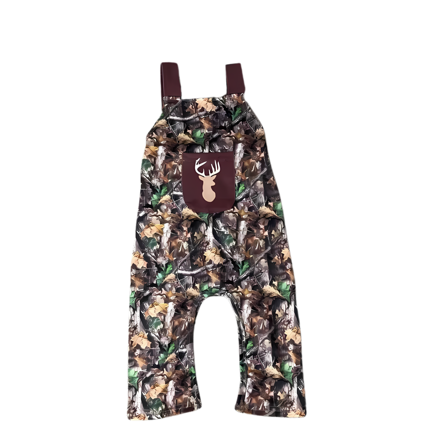 Camo Deer Jumpsuit Overalls