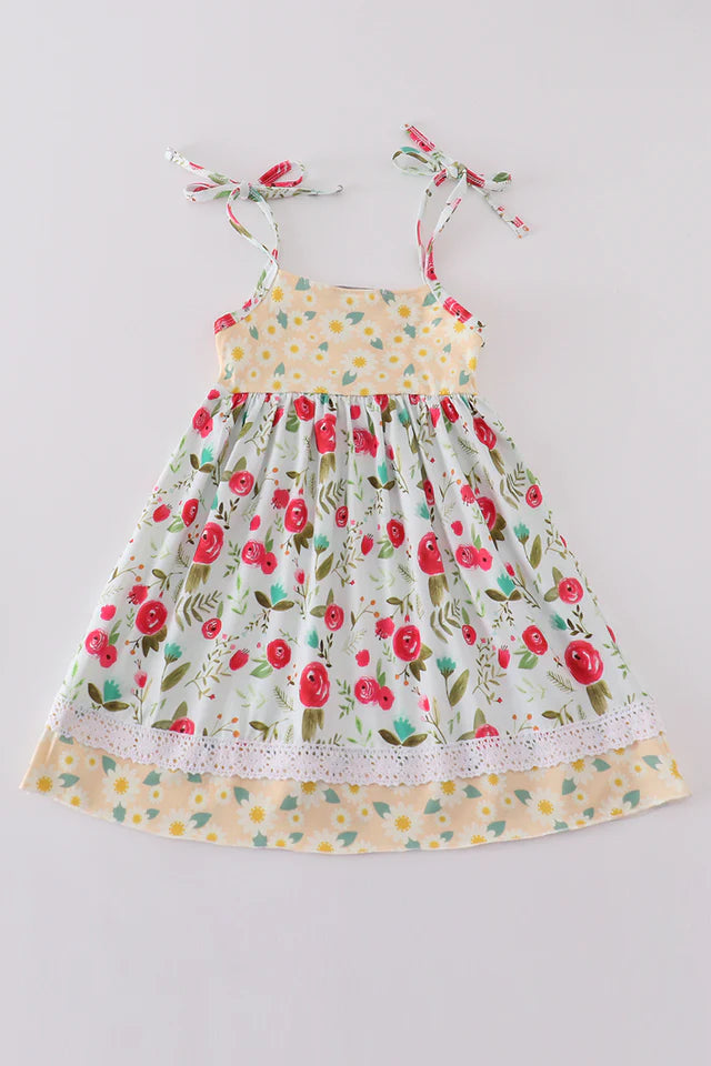 Daisy Floral Print Dress