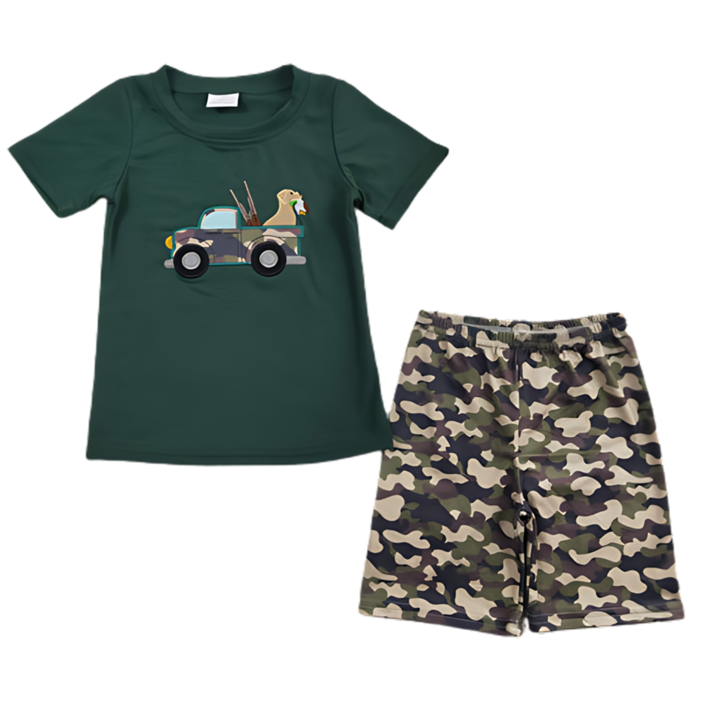 Camo Truck and Dog Hunting Set