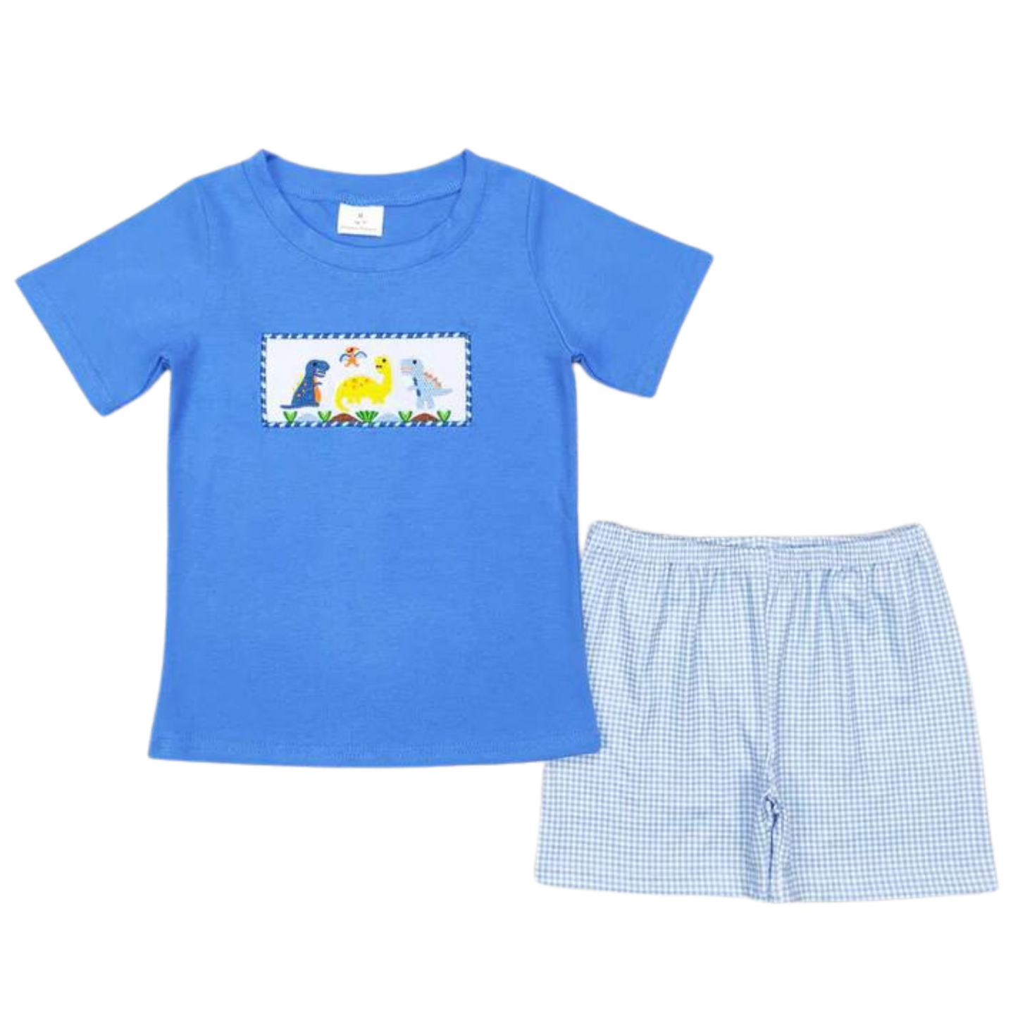 Dinosaur Applique Boy Set