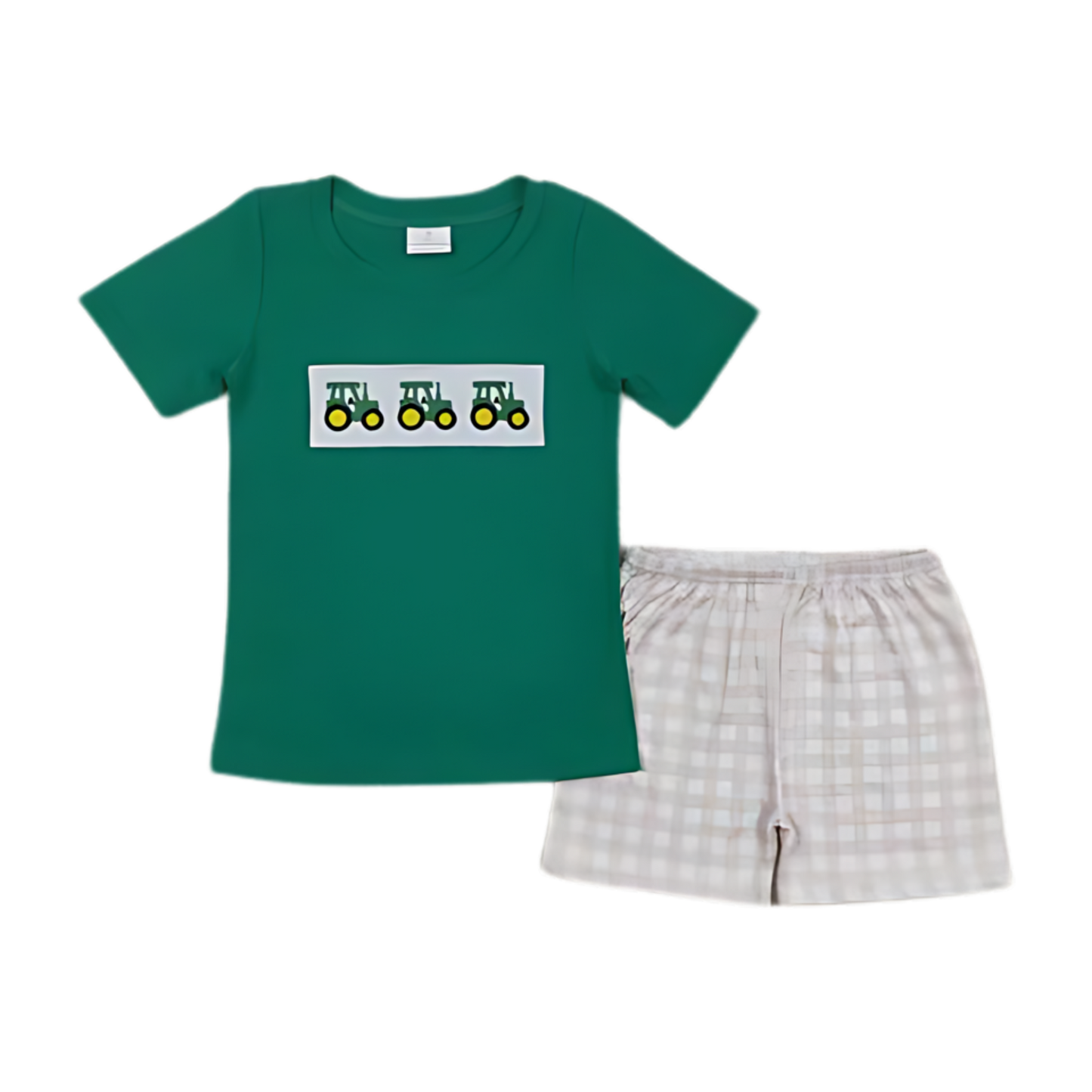 Green Tractor Boy Set