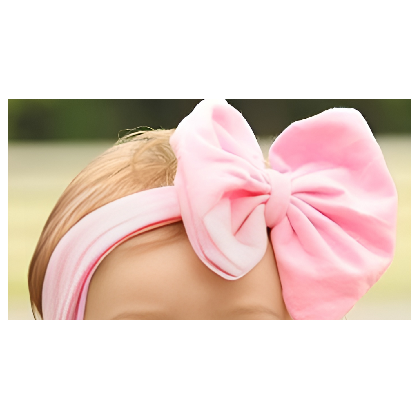 Solid Fabric Bow Headband