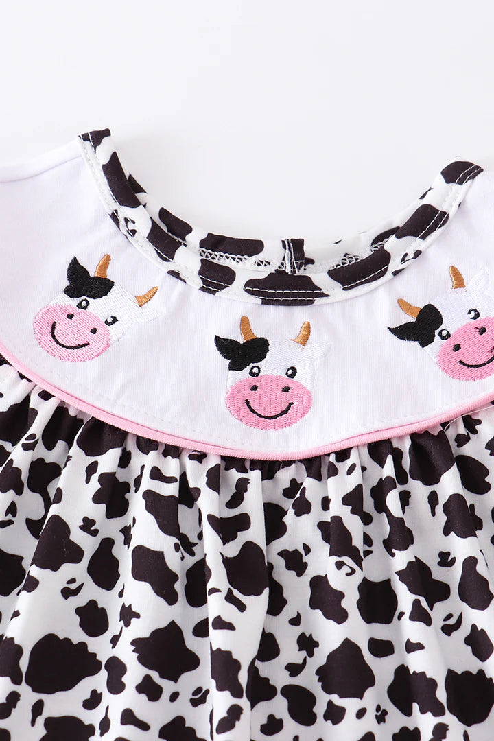 Cow Embroidered Set