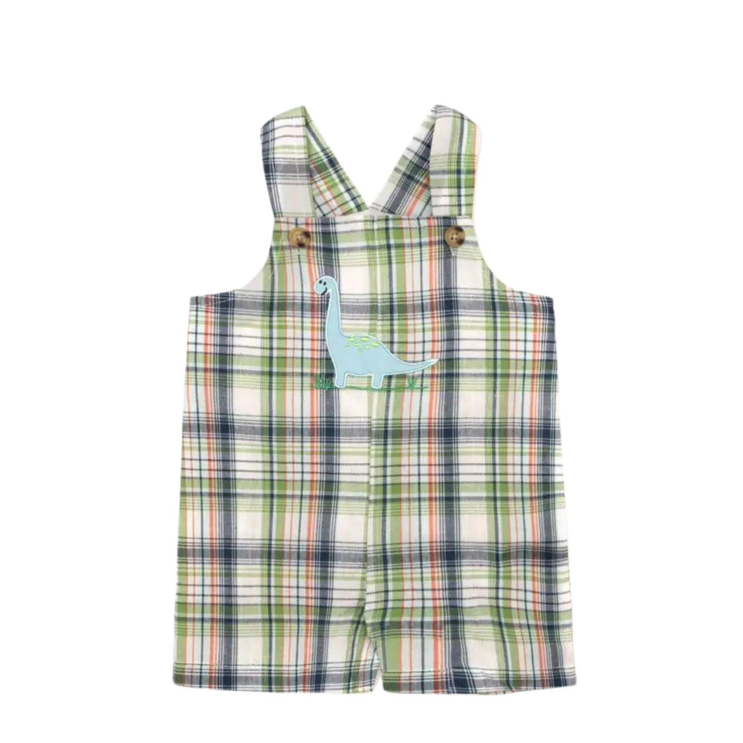 Dinosaur Plaid Shortall