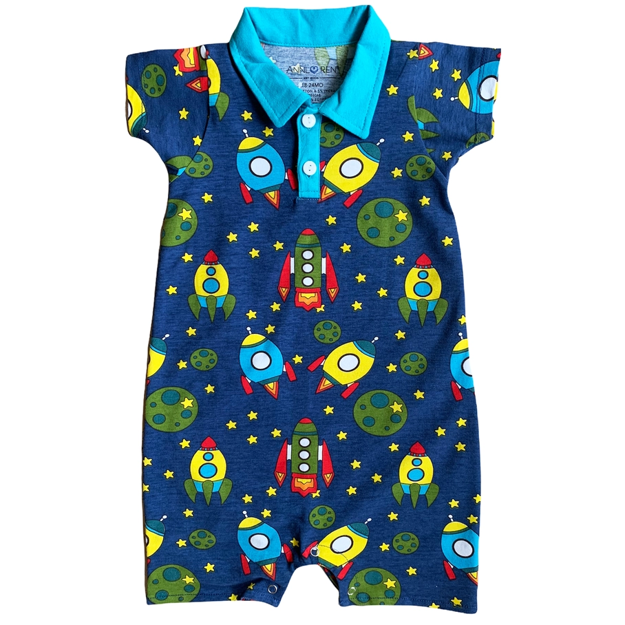 Spaceship Pollo Romper